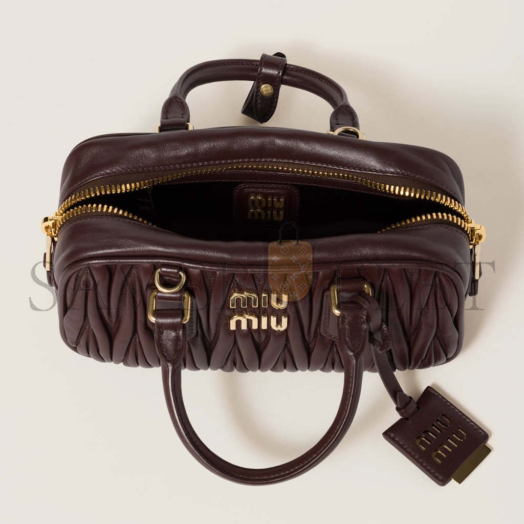 M1v M1v arcadie matelassÉ nappa leather bag 5bb142 (22*10.5*7.5cm)